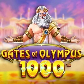 Gates of Olympus 1000 online game logo by Pragmatic Play on princess-casino.nl