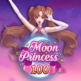 Moon Princess 100 online game logo by Play’n GO on princess-casino.nl
